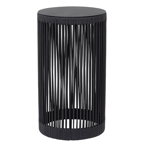 Lucide PINGI - wiederaufladbare Stehlampe Innen/Außen - Akku/Batterie - Ø 33,5 cm - LED 3 StepDim - 1x3W 3000K - IP44 - Schwarz - ausgeschaltet